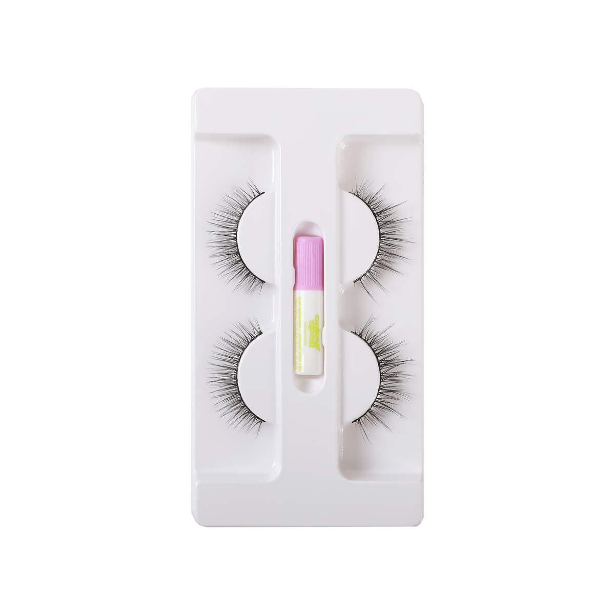 False Eyelashes with Adhesive