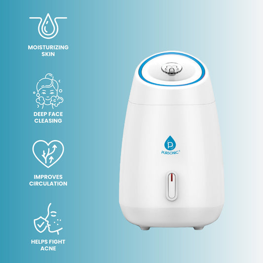 Vaporizador facial Pursonic, vapor caliente, spa hidratante