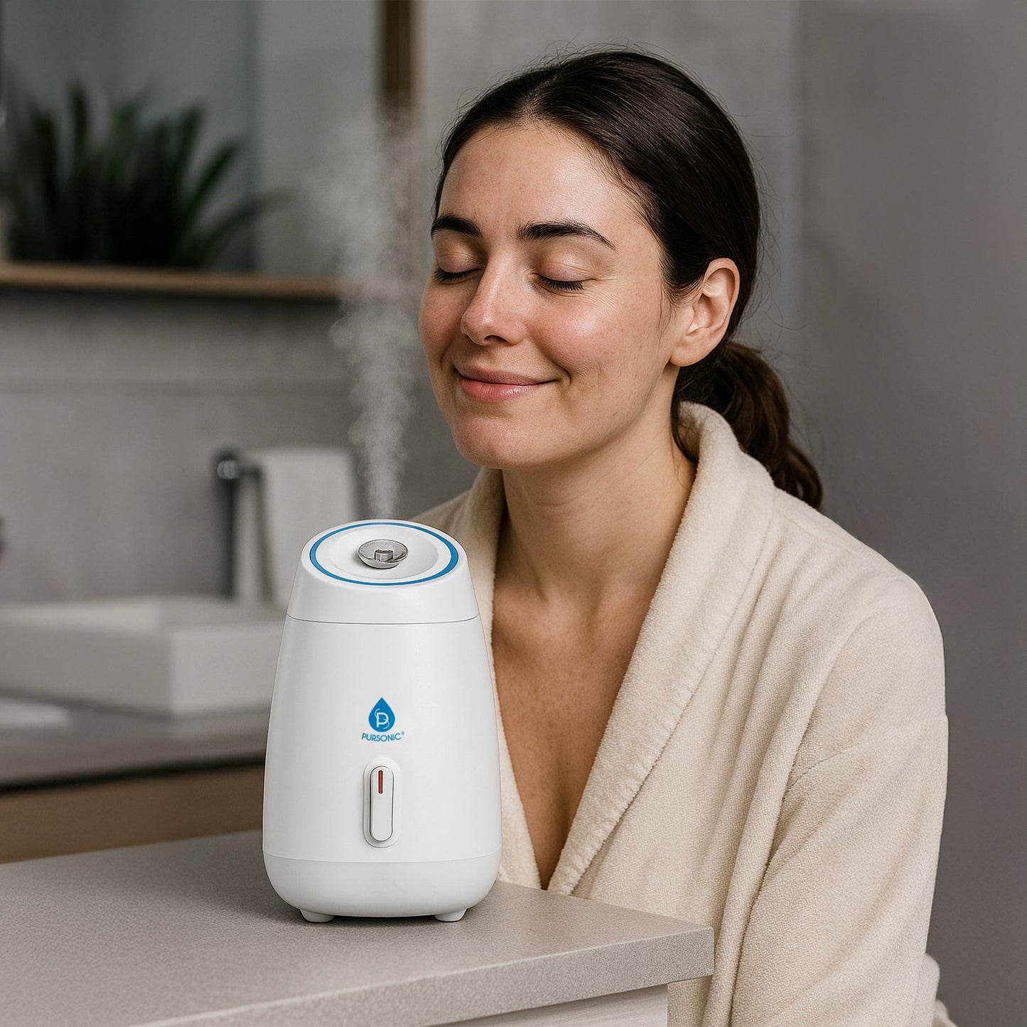 Pursonic Facial Steamer Hot Mist Moisturizing Spa