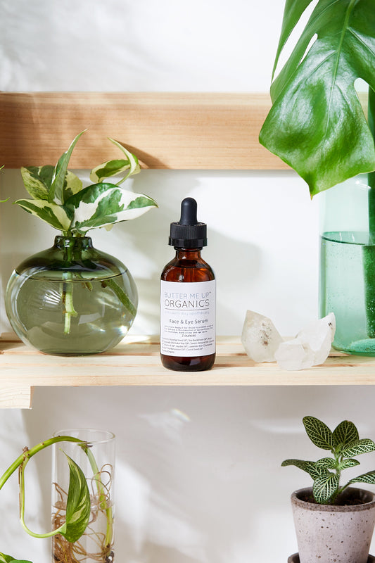 Organic Face & Eye Serum / Organic Facial Oil / Anti-Aging Serum / Organic Facial Serum / Natural Face Oil Butter Me Up Organics /
