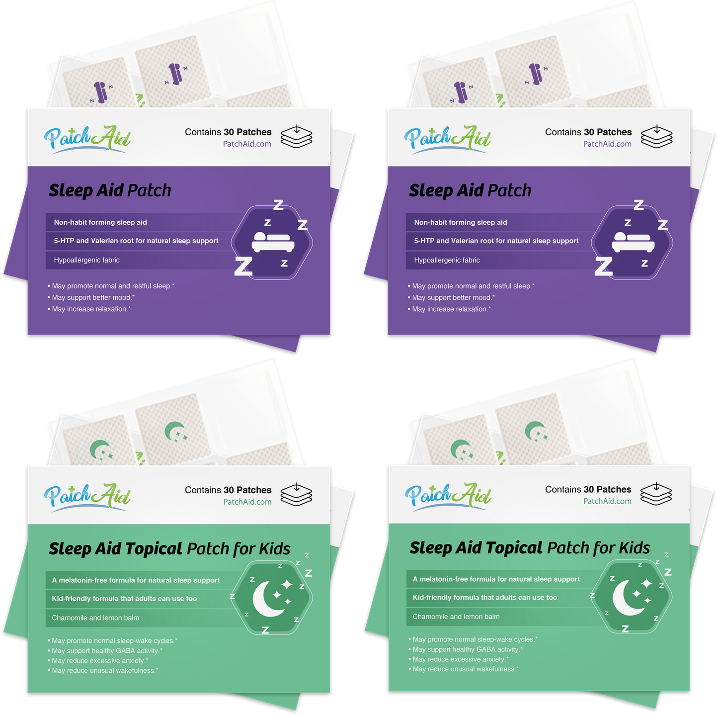 Family Bedtime Vitamin Patch Pack