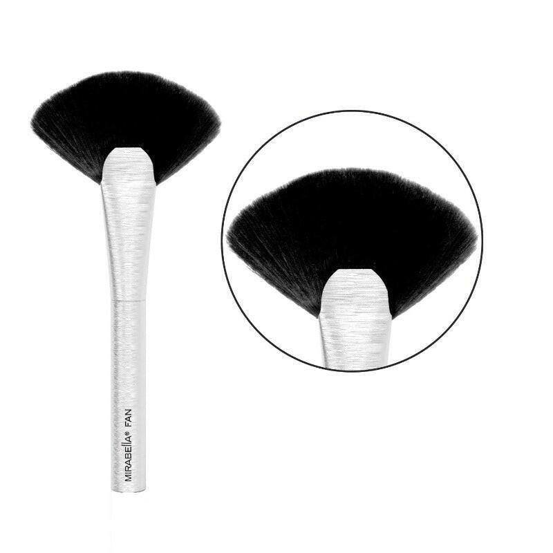 Pincel de maquillaje profesional tipo abanico