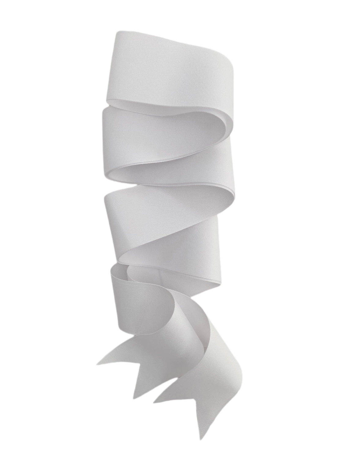 White Grosgrain Ribbon - Long