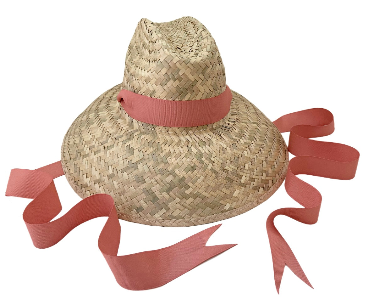 Coral, Ivory & French Blue Long Grosgrain Ribbon Pack