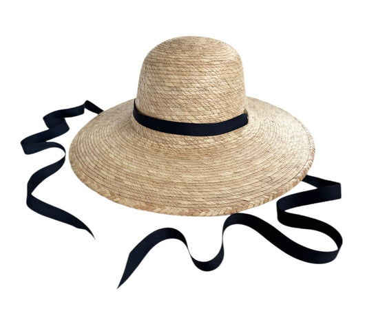 Buttercup Little Girl’s Hat - Thin Navy Grosgrain Ribbon
