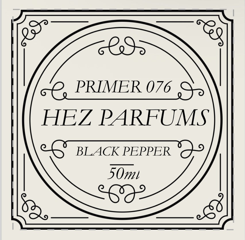 Primer 076 (Potenciador de Fragancia) – PIMIENTA NEGRA