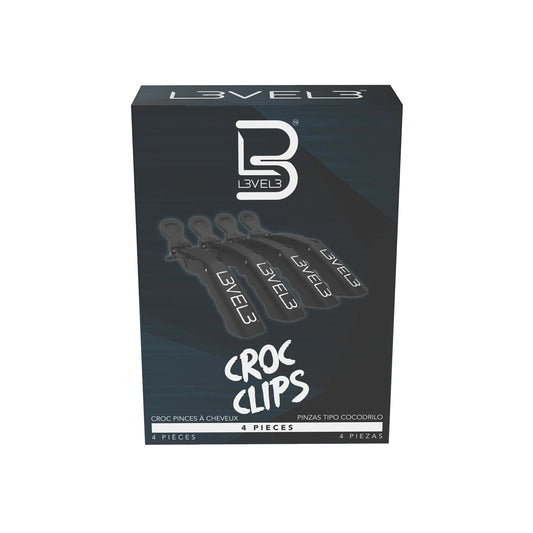 Level 3 Hair Croc Clips-4 Pack