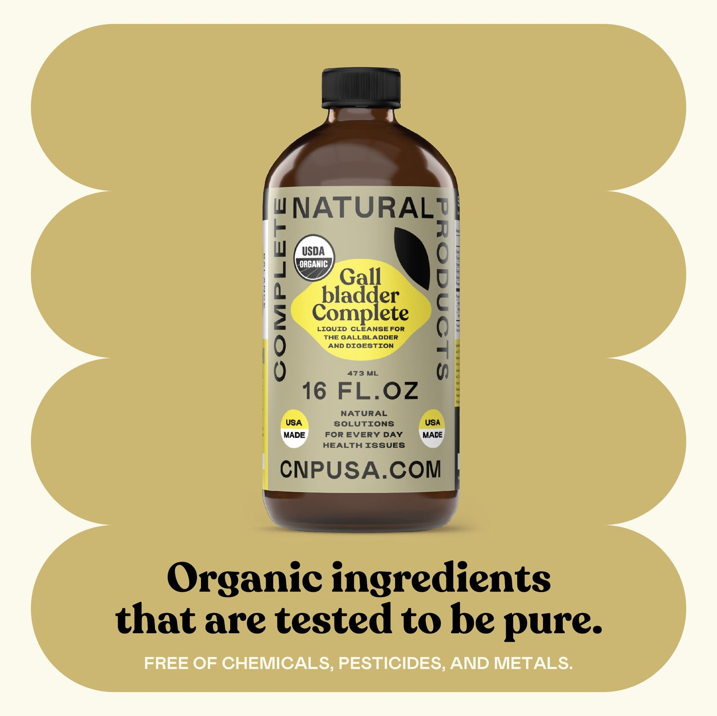 Gallbladder Complete - Glass Bottle