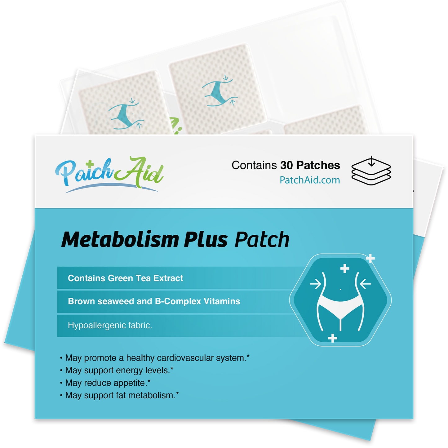 Metabolism and Energy Support Vitamin Patch Pack