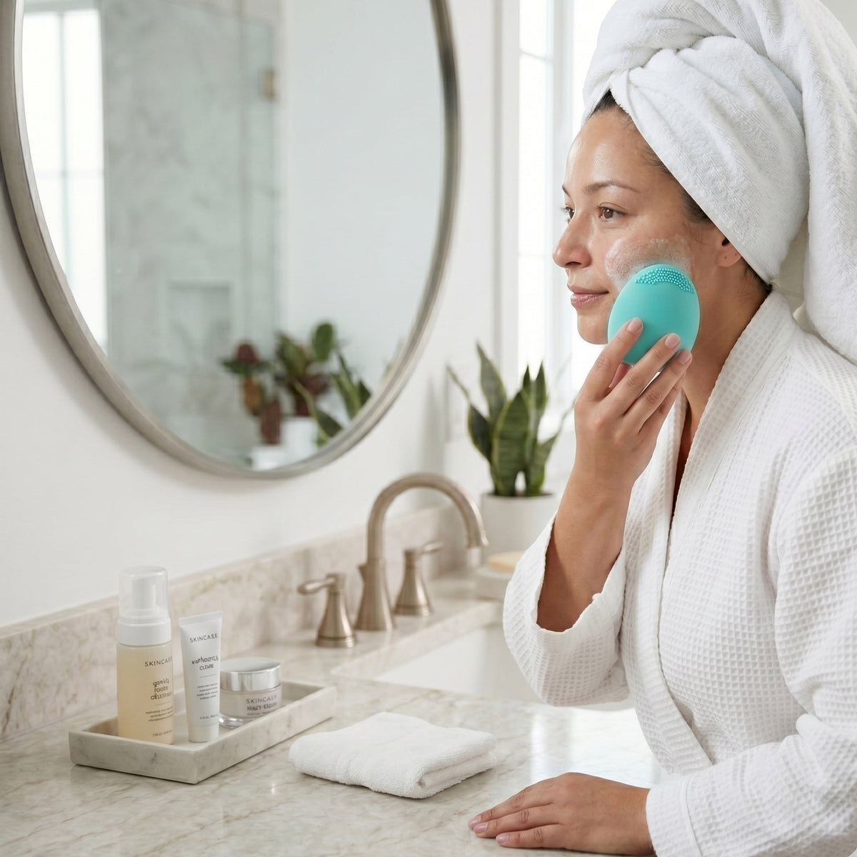 Cepillo de limpieza facial recargable