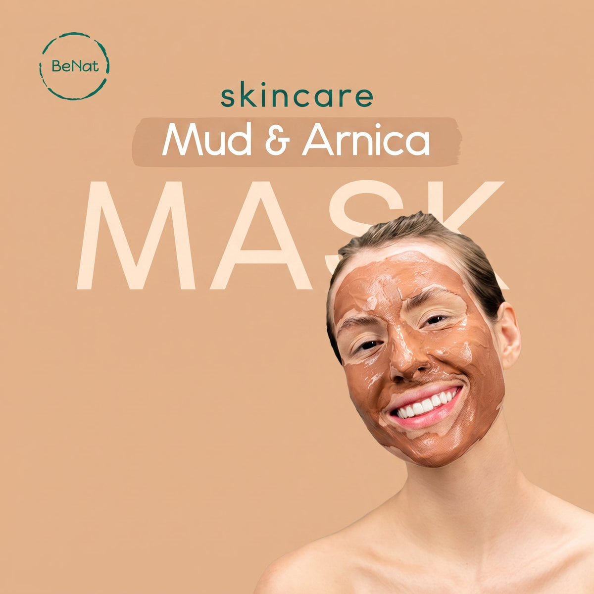 Mascarilla facial de barro y árnica (paquete de 2)