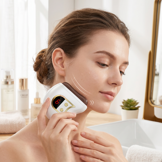 Escultura facial eléctrica Gua Sha