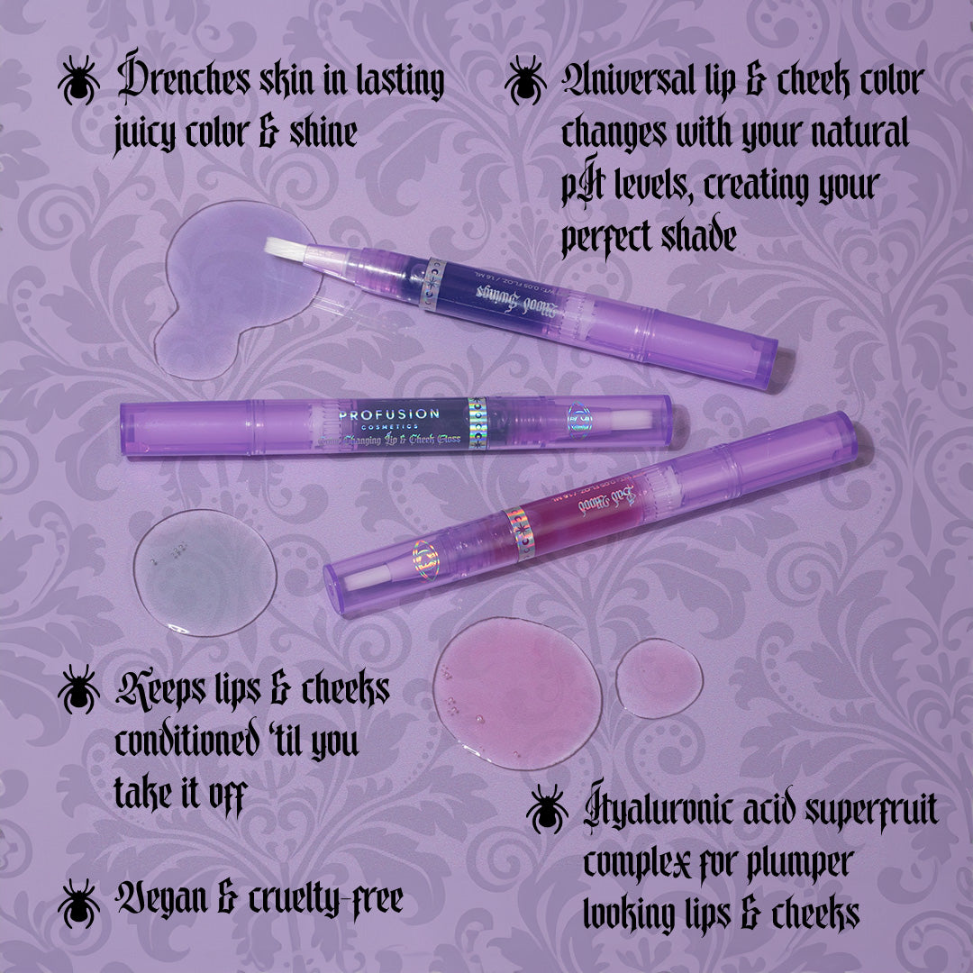 Mood Gloss - Brillo de labios y mejillas que cambia de color