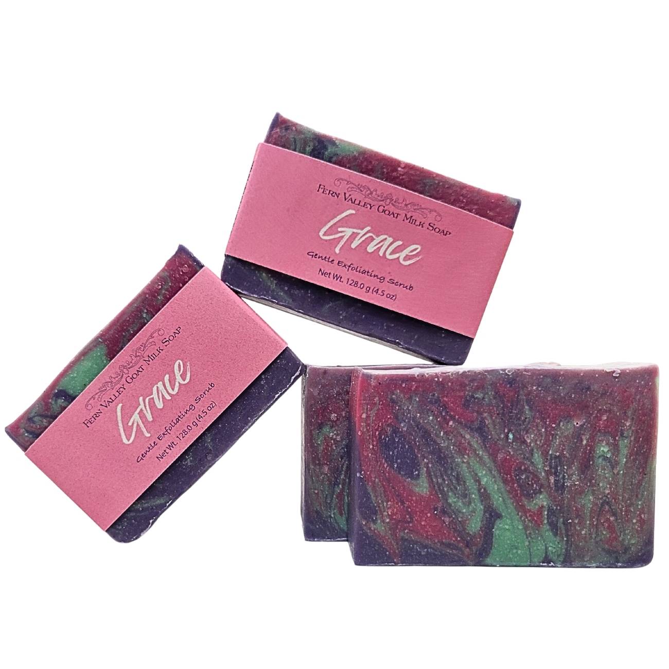 Jabón natural de leche de cabra | Grace - Increíble aroma floral fresco