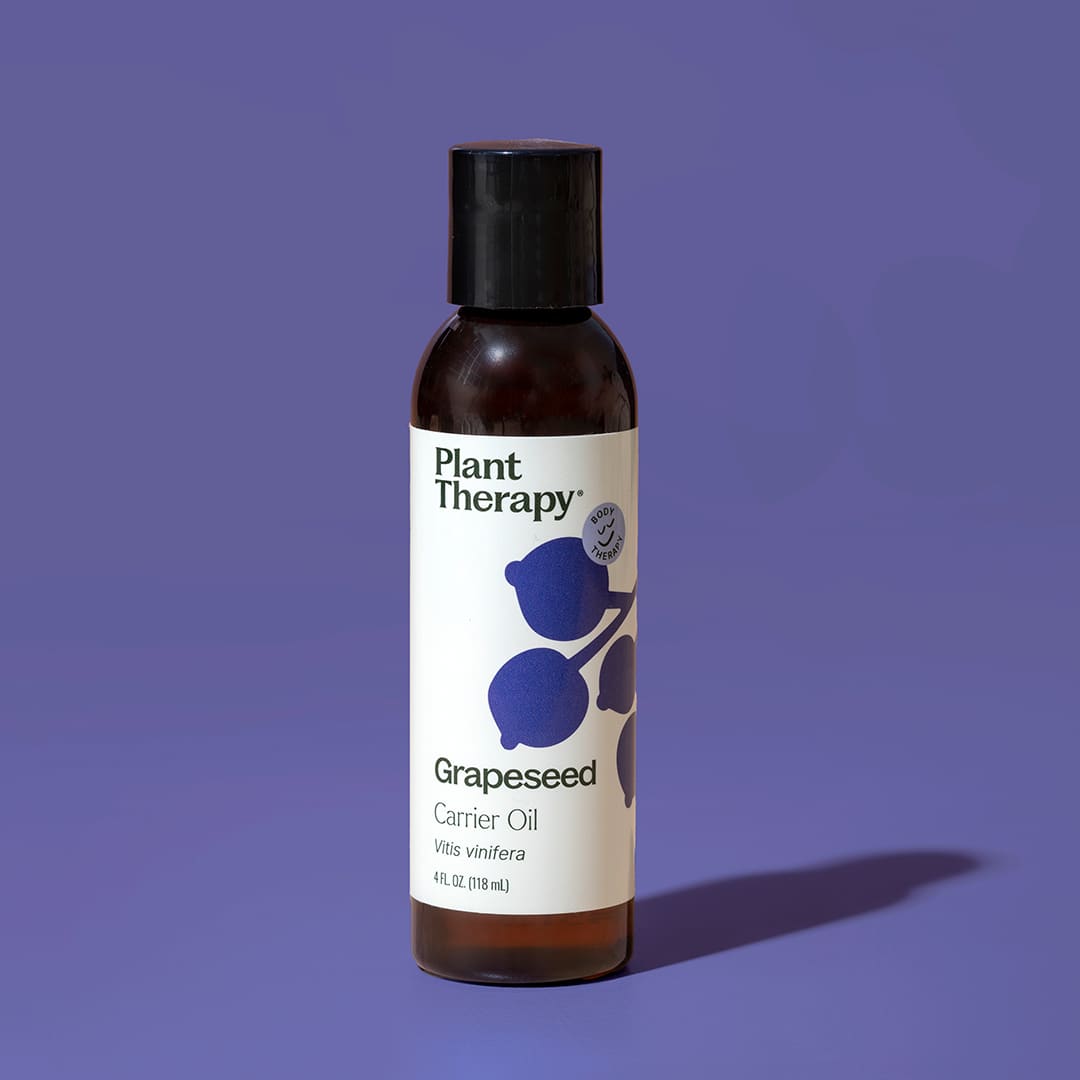 Aceite portador de semilla de uva