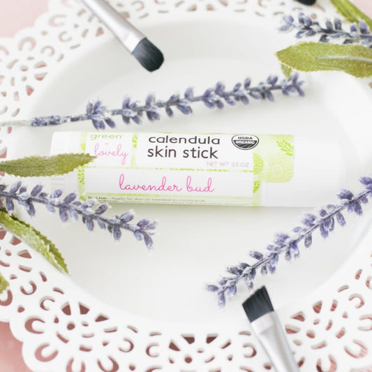 Lavender Bud Skin Stick - Organic Lotion Stick - Travel Size