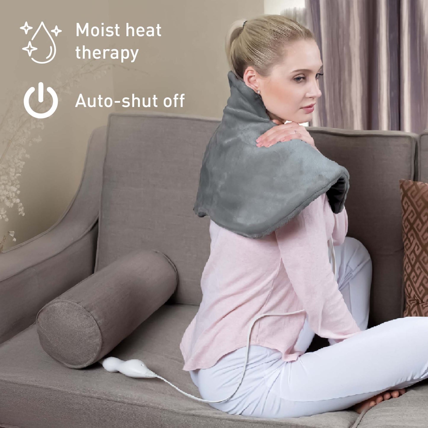 Total Comfort Package: Neck & Shoulder Warmer + Electric Heat Pad