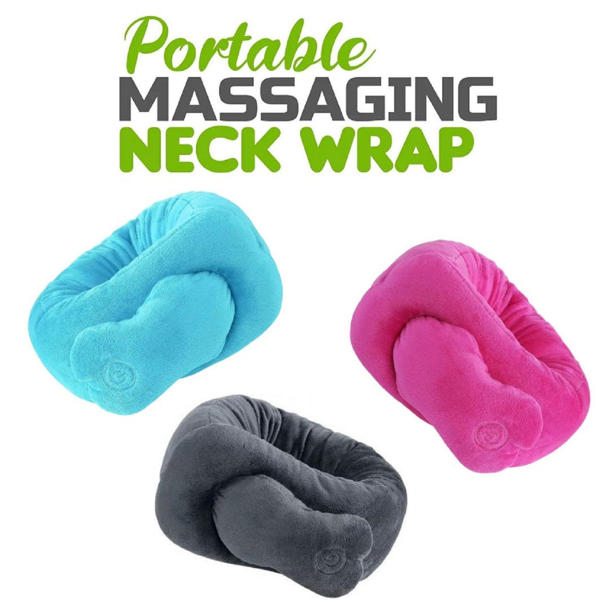 Envoltura de masaje portátil ajustable para cuello y hombros