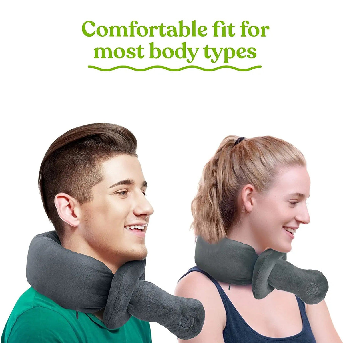 Envoltura de masaje portátil ajustable para cuello y hombros