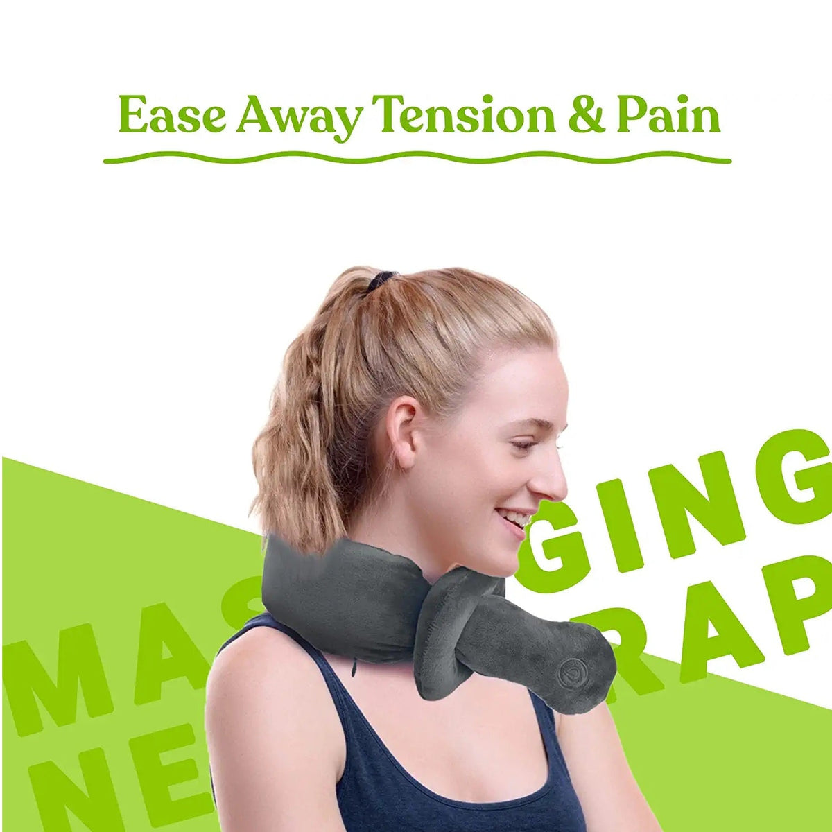 Envoltura de masaje portátil ajustable para cuello y hombros