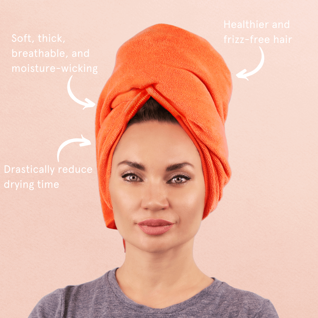Toalla de microfibra para el cabello