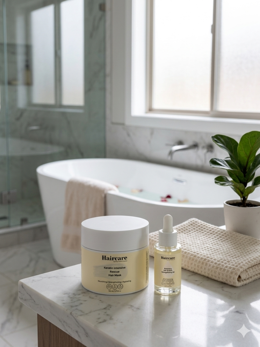 Rosemary Oil & Keratin Mask — 7 organic oils, nettle extract, keratin, shea butter & vitamin E