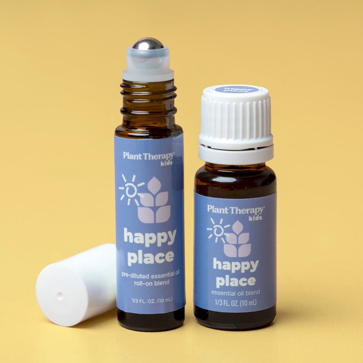 Roll-on pré-dilué d'huile essentielle Happy Place
