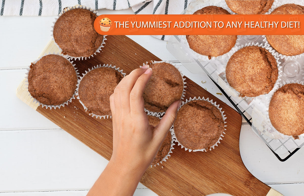 Carbolicious Homestyle Lemon Muffin Low-Carb Sugar-Free - 6 Pack - Only 2g Carbs per Muffin