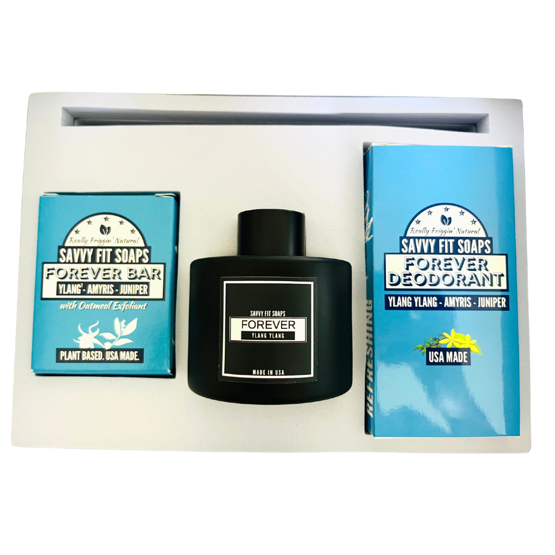 Colección de difusores de varillas de lujo FOREVER: incluye barra y desodorante