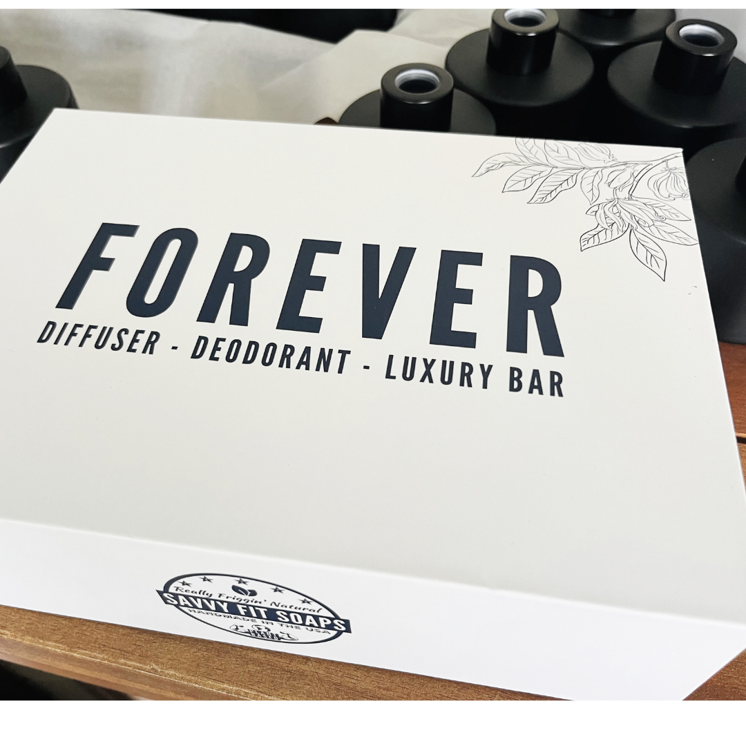 Colección de difusores de varillas de lujo FOREVER: incluye barra y desodorante