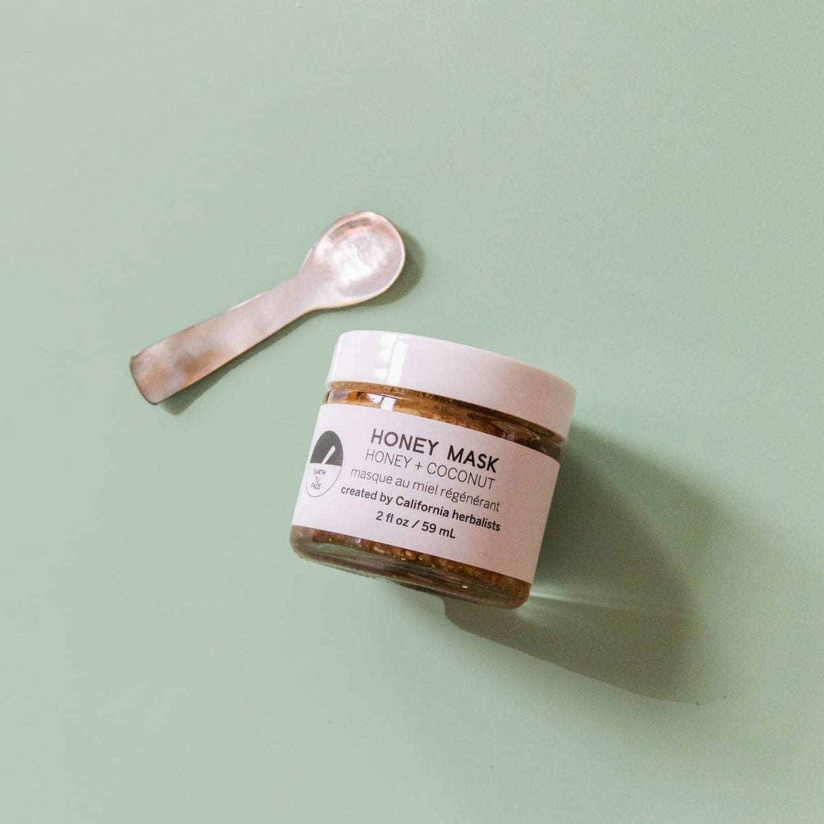 Masque au miel + Cuillère en nacre