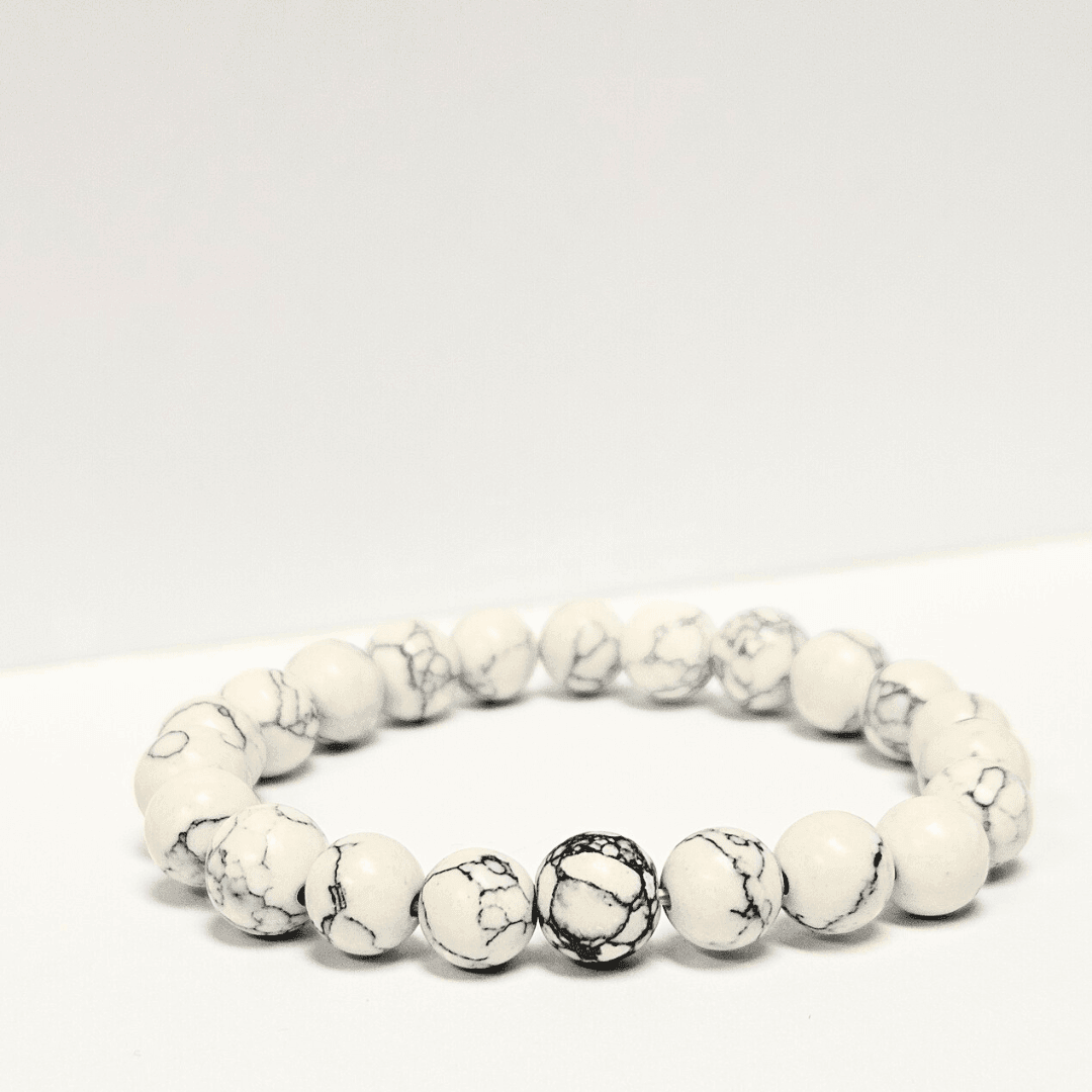 Howlite Bracelet - kindness and positive