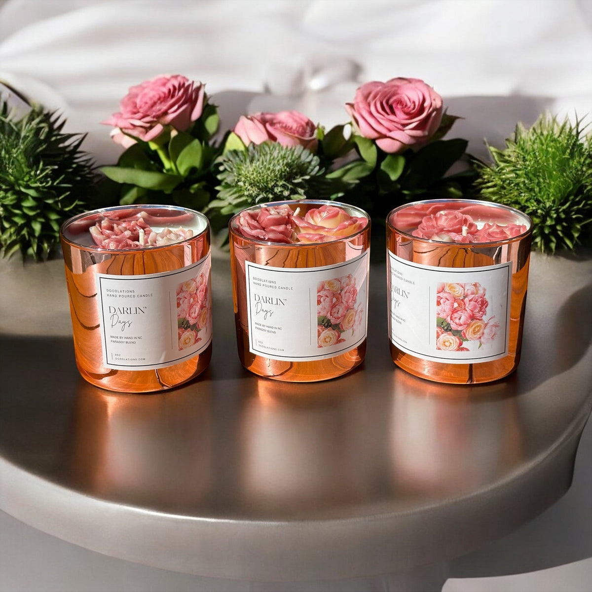 Doodlations LuxuryCandle | Darlin' Days Floral