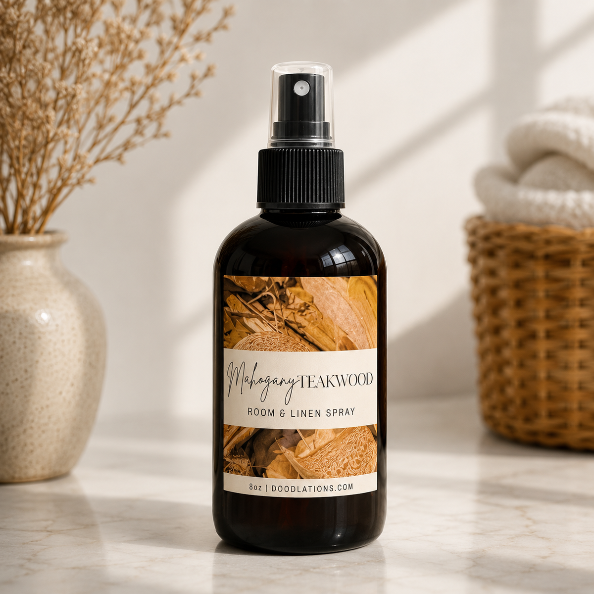 Doodlations Room & Linen Spray | Mahogany Teakwood