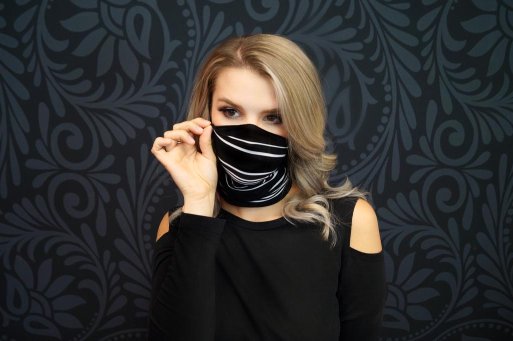 Rue - Wide Style Sports Wrap (Pin Stripes)