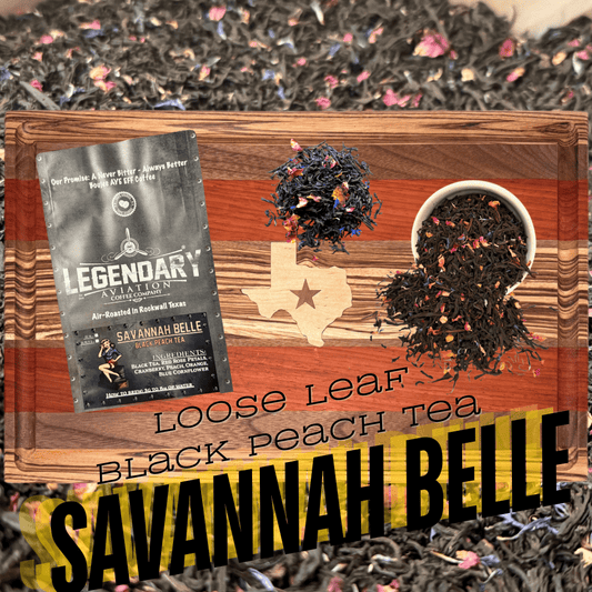 Savannah Belle | Black Peach Loose Leaf Tea