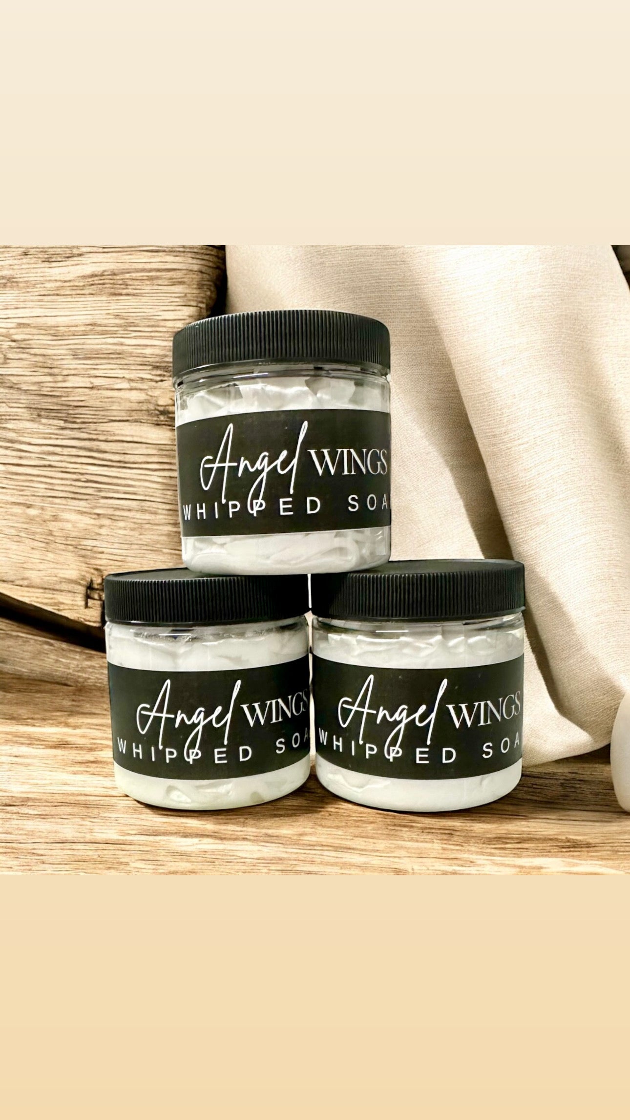 Doodlations Angel Wings Whipped Soap