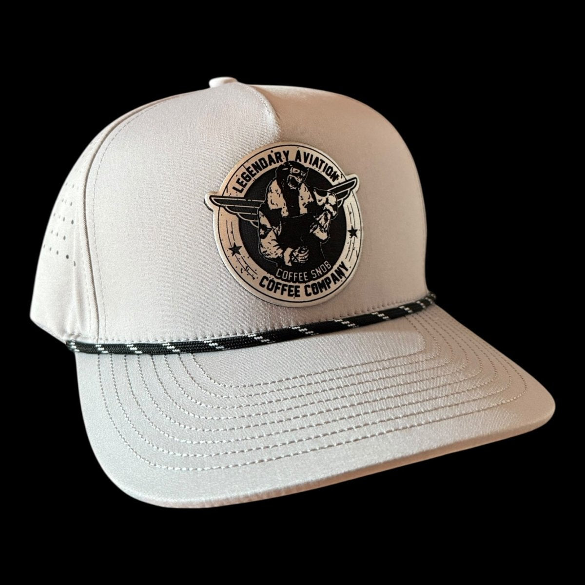 Gorra de aviador de alto rendimiento con calavera legendaria
