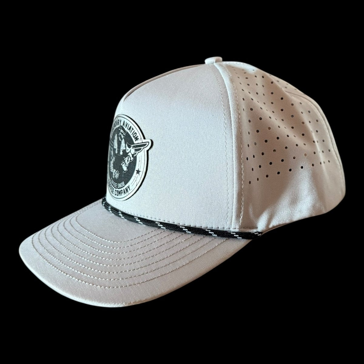 Gorra de aviador de alto rendimiento con calavera legendaria