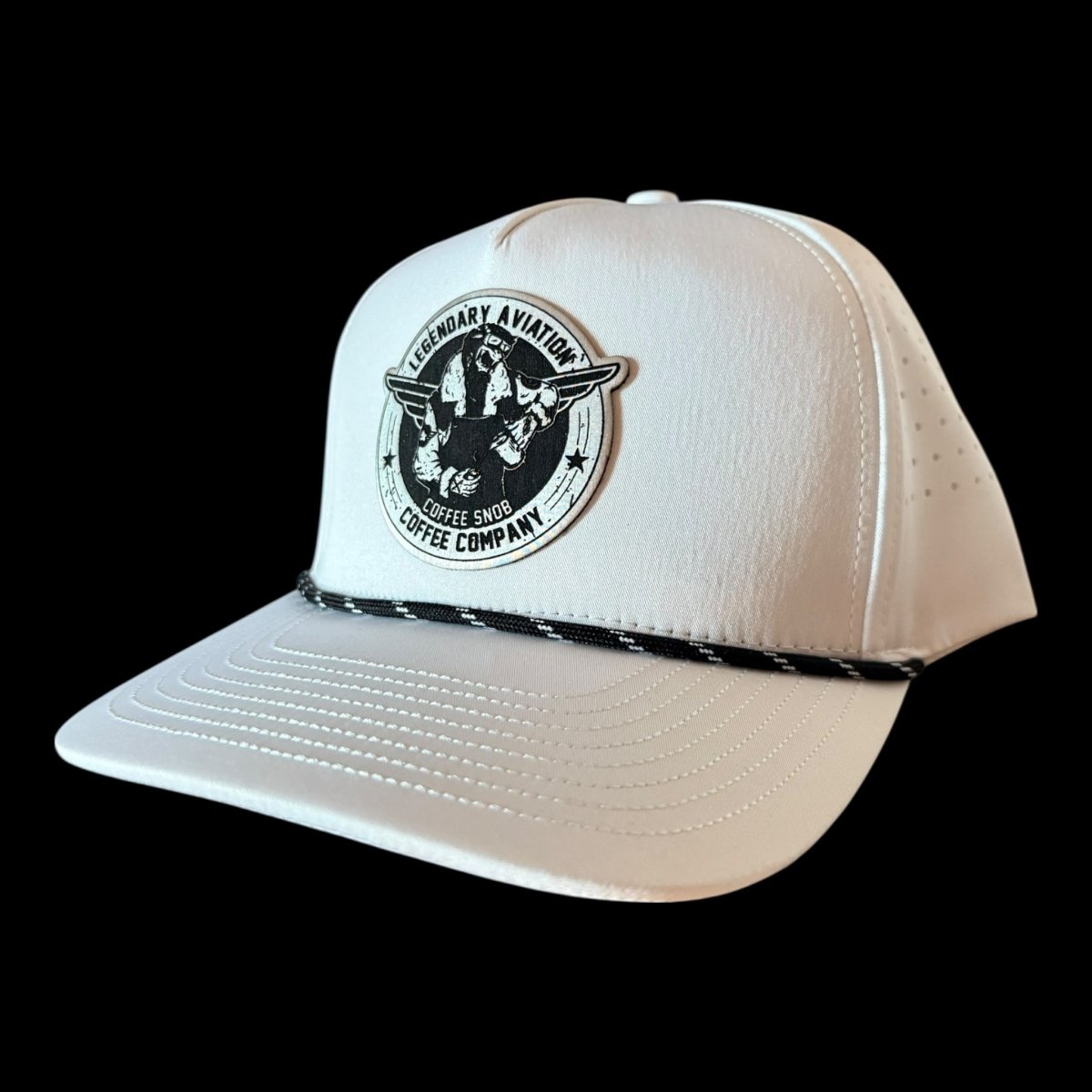 Gorra de aviador de alto rendimiento con calavera legendaria