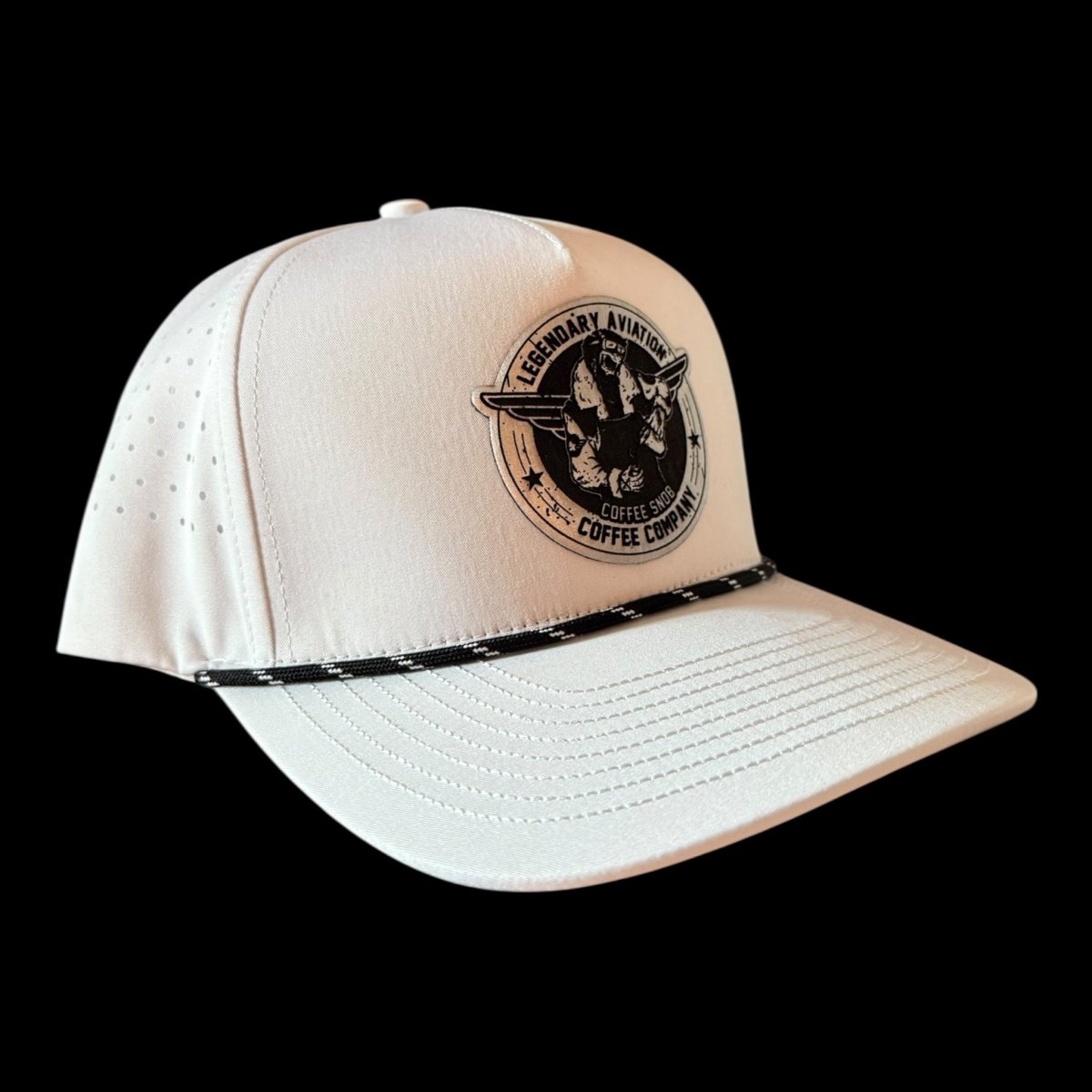 Gorra de aviador de alto rendimiento con calavera legendaria