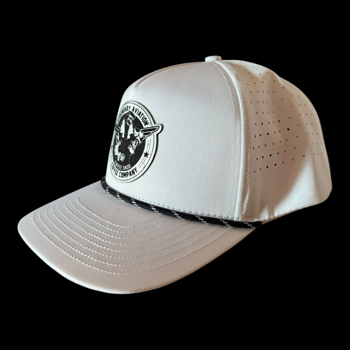 Gorra de aviador de alto rendimiento con calavera legendaria