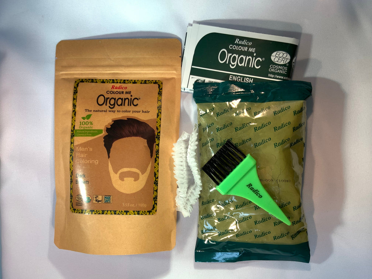 Men's Dark Brown - Organic Hair Coloring