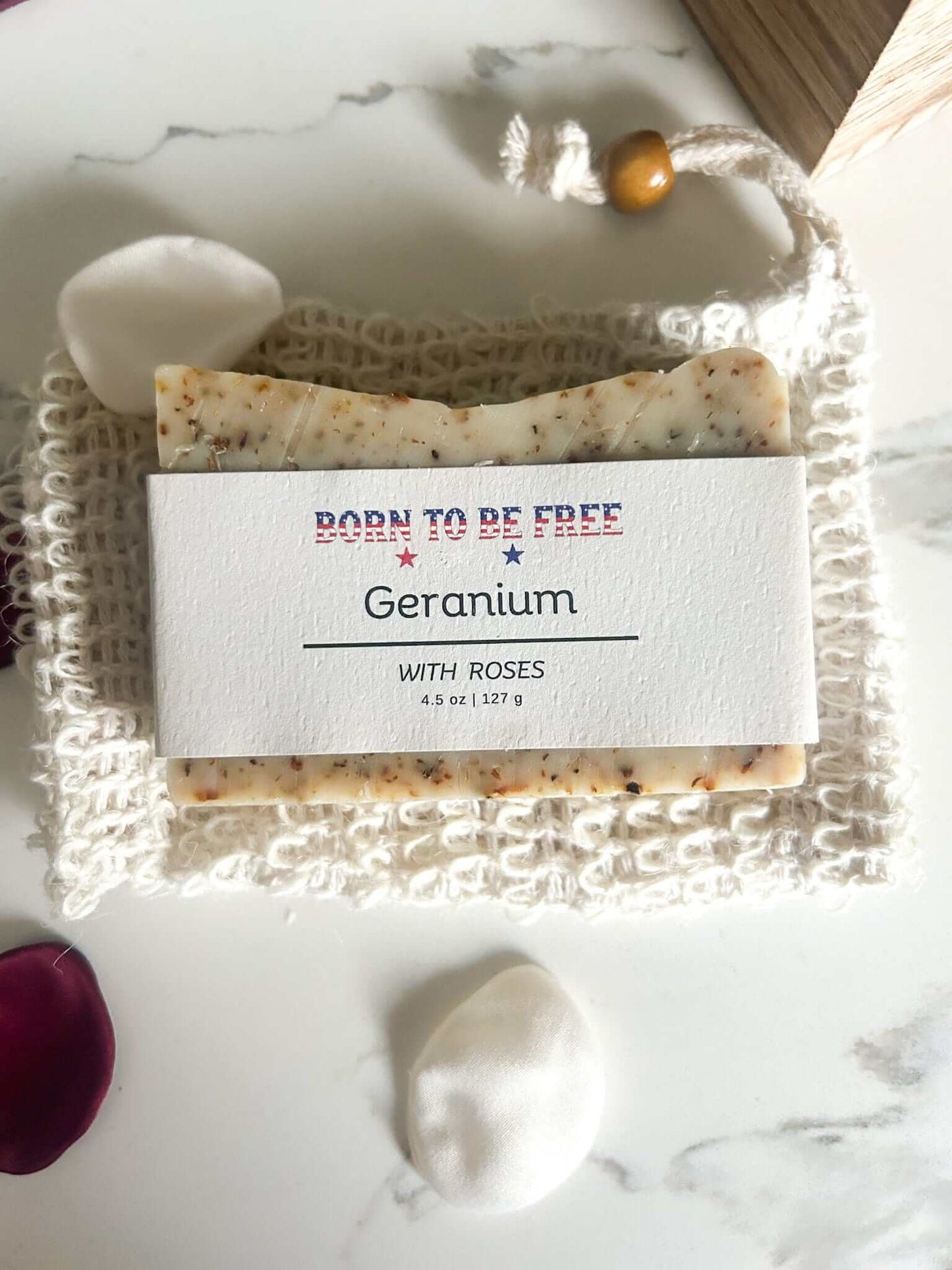 Geranium & Rose Tallow Soap Bar
