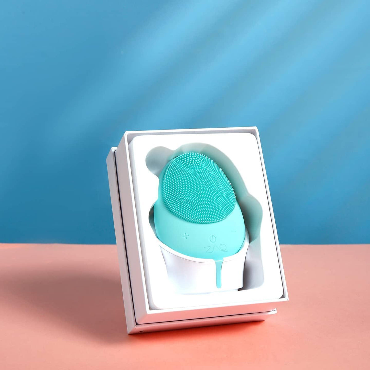 Cepillo limpiador facial de silicona Mellow W-SONIC