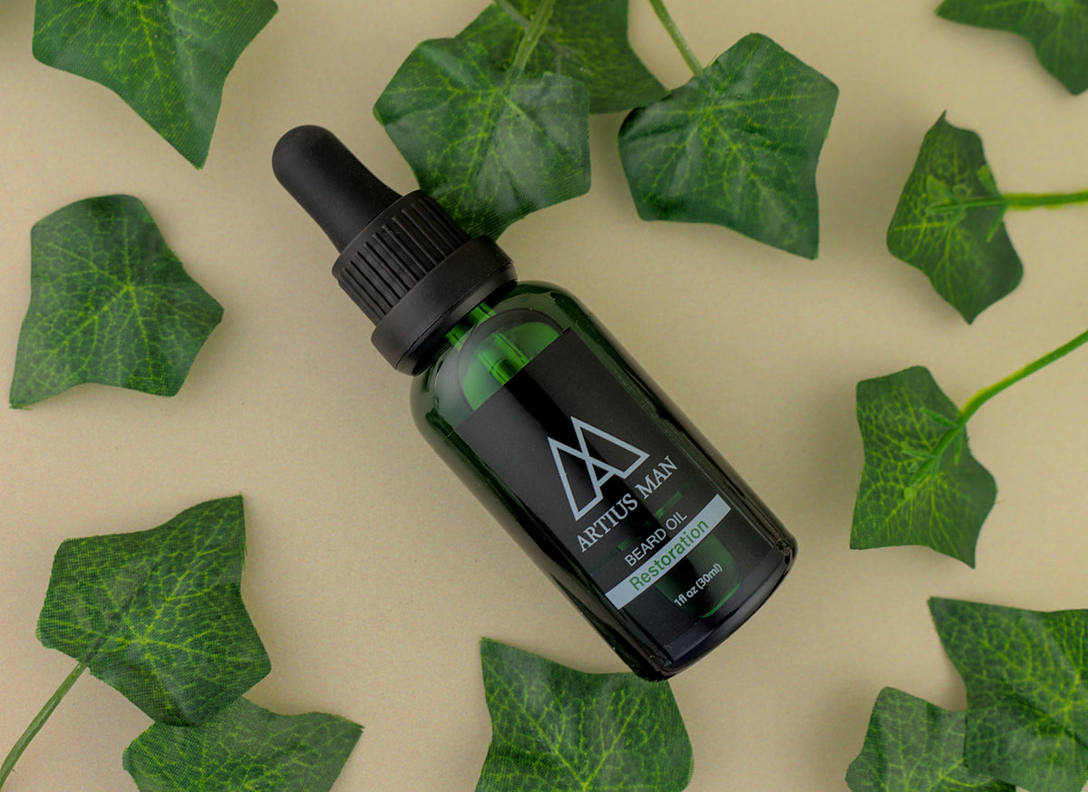 Aceite restaurador para barba con madera de agar