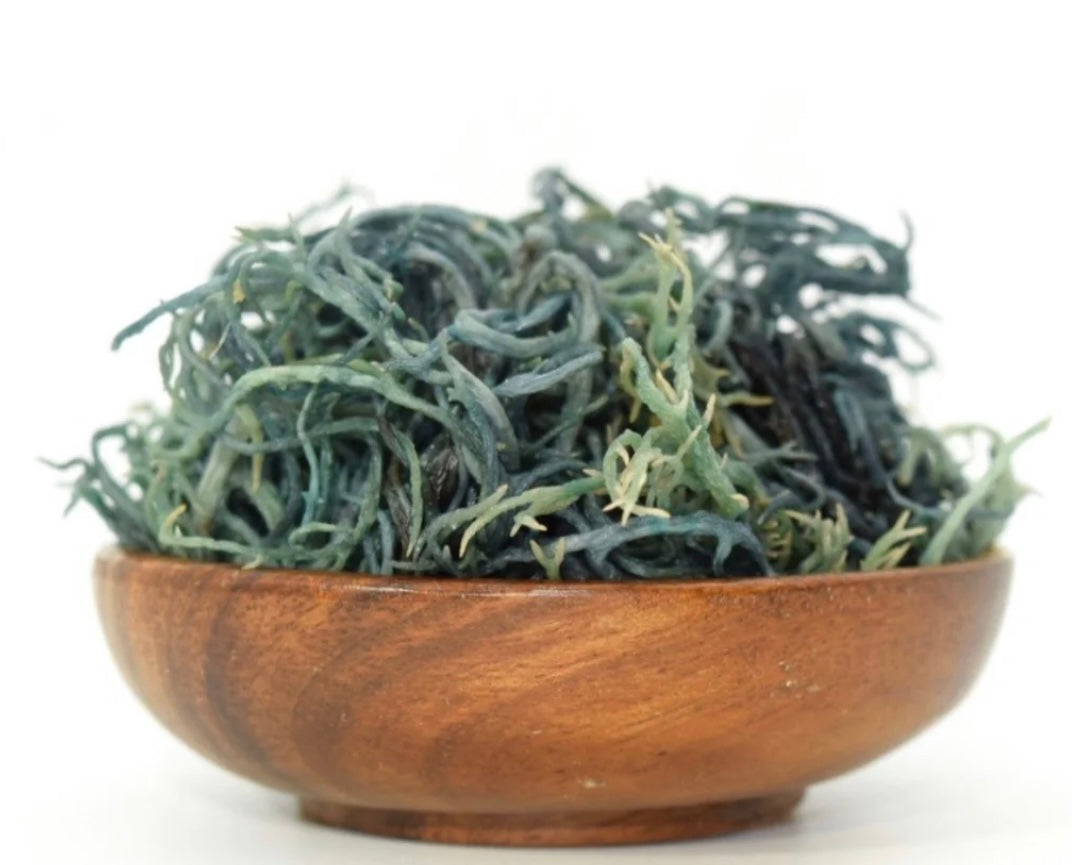 Musgo marino morado crudo, orgánico, de recolección silvestre y certificado puro