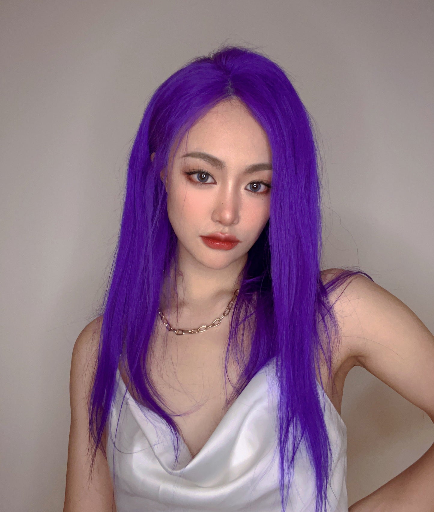 Copy this trendy hairstyle with MARS ( INDIGO VIOLET )