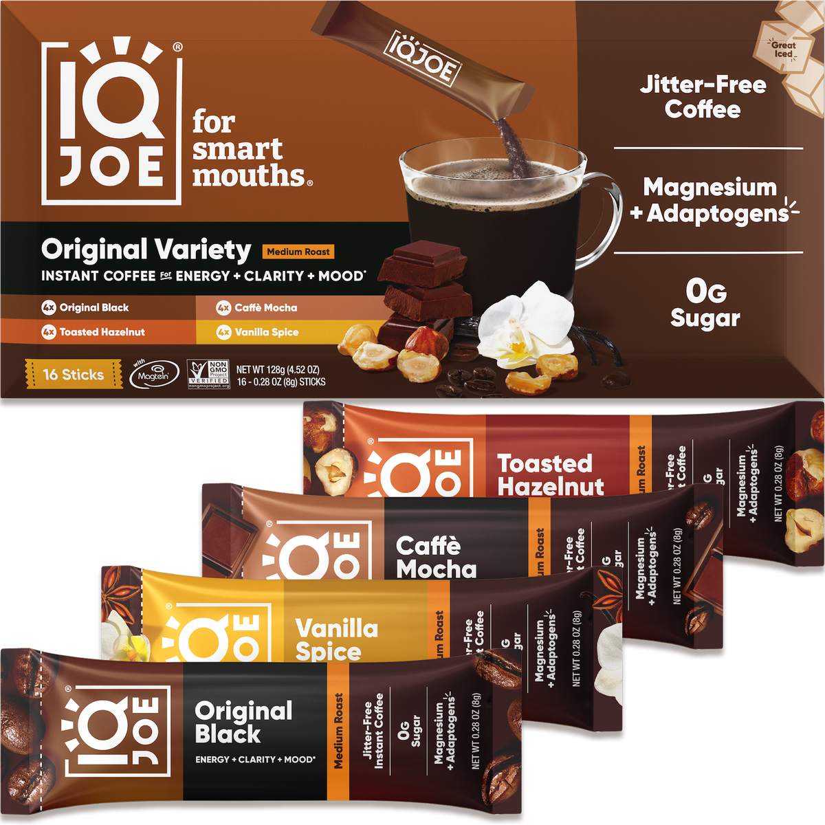 IQJOE Original Variété (16 bâtonnets)