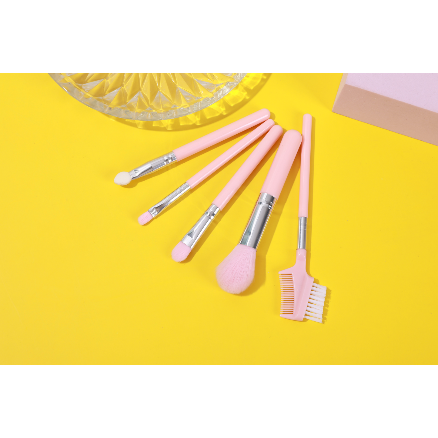 Juego de 5 brochas de maquillaje